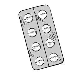 Eine Tablettenpackung